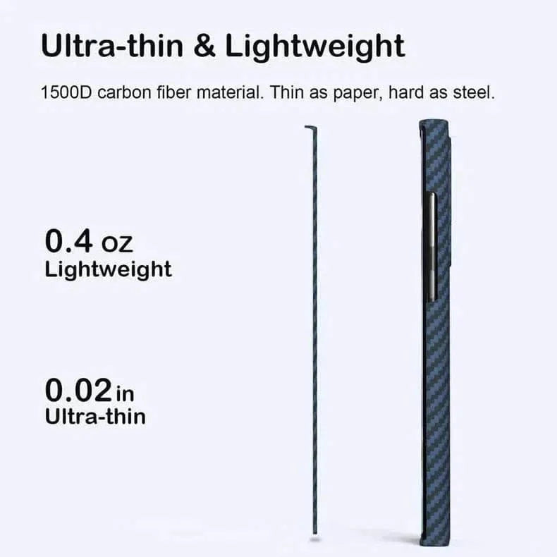 Carbon Fiber Texture Soft Coating Hard Case for Samsung S23 Plus