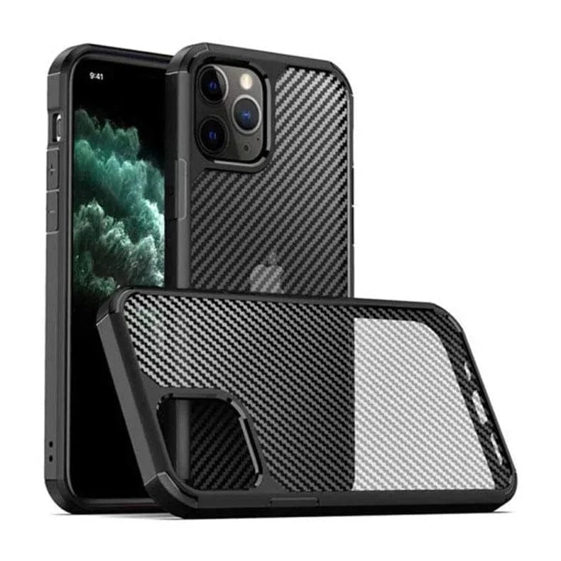 Carbon Style Super Strong Case for iPhone Back Cases