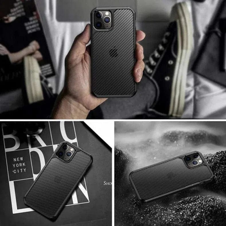 Carbon Style Super Strong Case for iPhone Back Cases