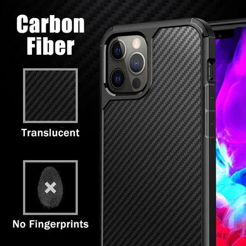 Carbon Style Super Strong Case for iPhone Back Cases