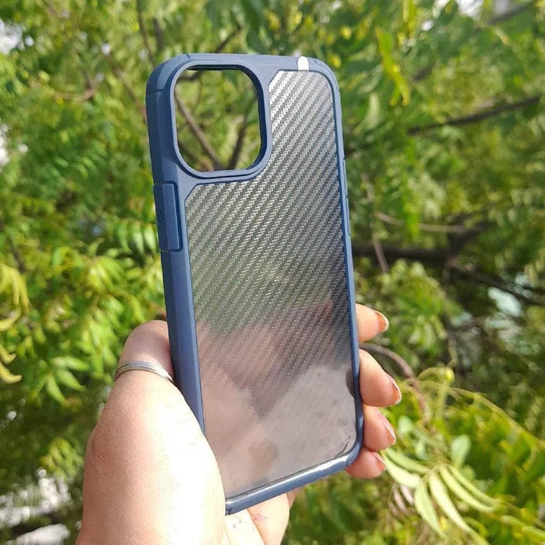 Carbon Style Super Strong Case for iPhone Back Cases