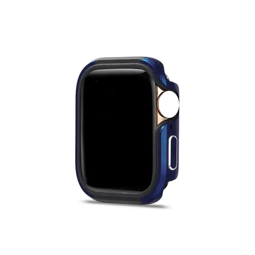 Aluminum Alloy Metal Armor frame Cover for Apple Watch 42mm S10 42mm Series 10 blue Cases & Covers