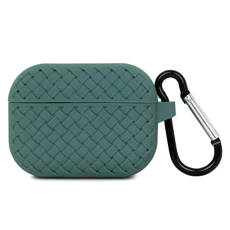 Woven Silicone Cover for Airpods 3 Airpods 3 Midnight Green Cases & Covers