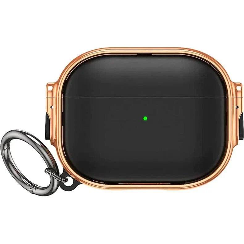Chrome Eggshell Buffer Side Locks Cover for Airpods Pro Airpods Pro black-bronze Cases & Covers