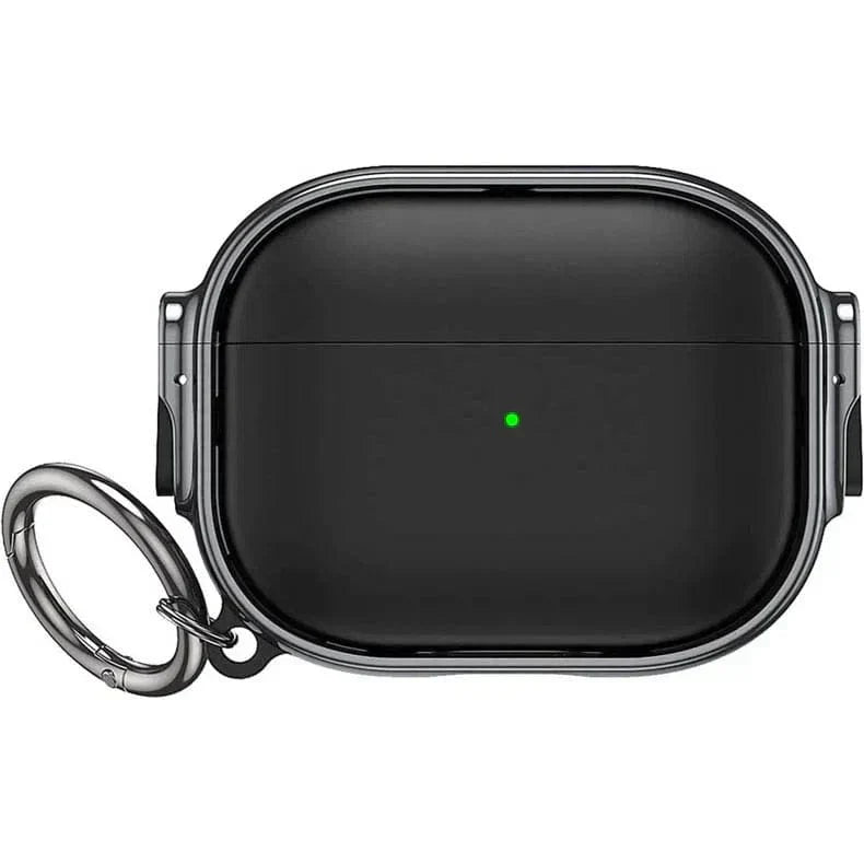 Chrome Eggshell Buffer Side Locks Cover for Airpods Pro Airpods Pro black