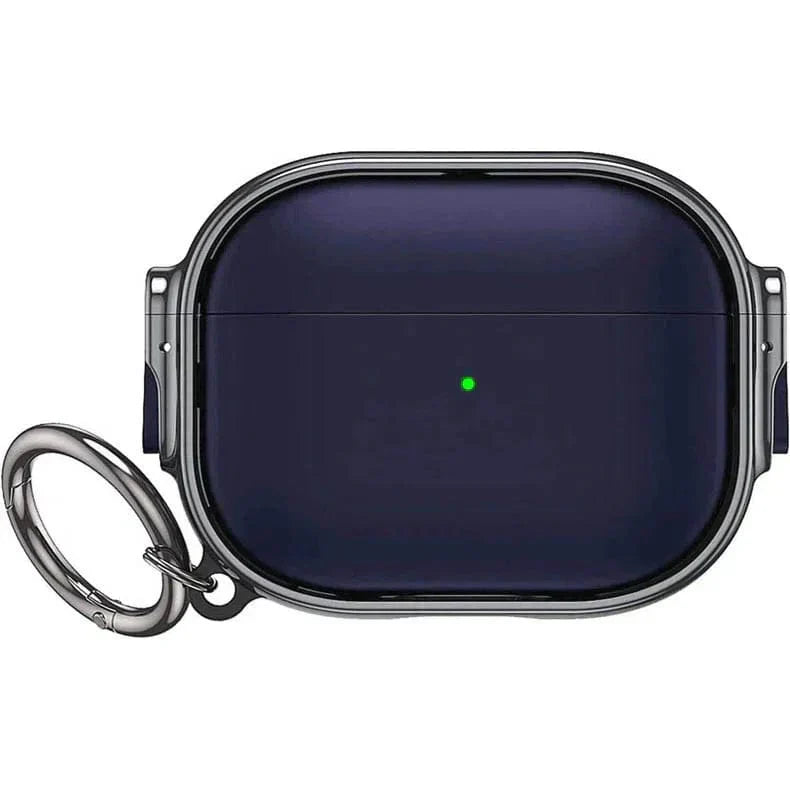 Chrome Eggshell Buffer Side Locks Cover for Airpods Pro Airpods Pro blue-black