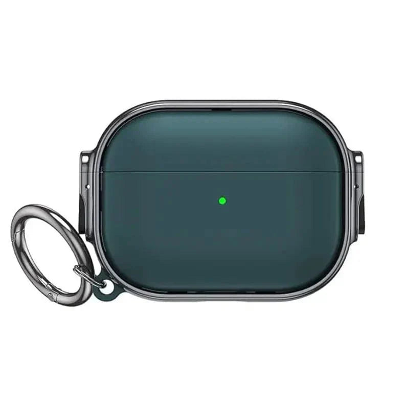 Chrome Eggshell Buffer Side Locks Cover for Airpods Pro Airpods Pro green-black
