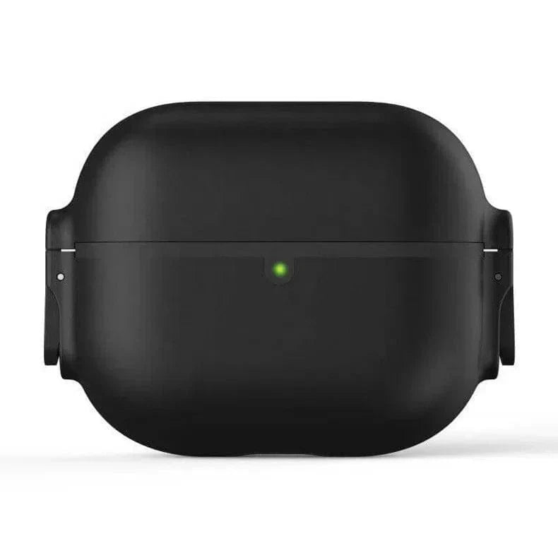 PC Silicone coated Side Lock Cover for Airpods Pro | Pro 2 Airpods Pro | Pro 2 black