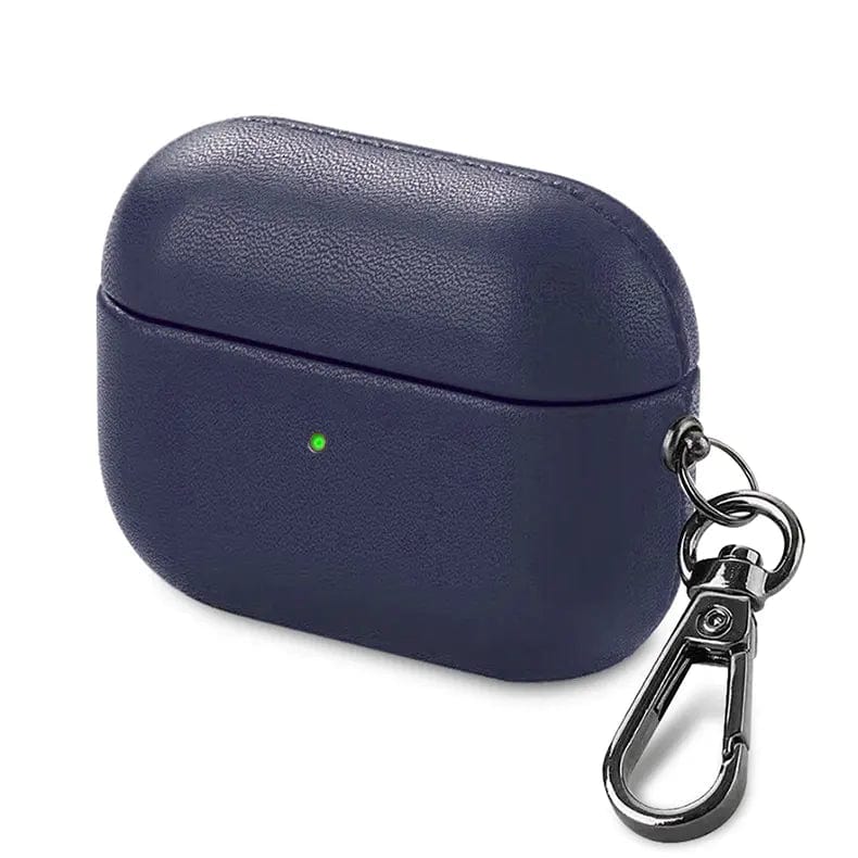 PU Leather Dual Layer Hard Cover for Airpods Pro | Pro 2 Airpods Pro | Pro 2 ink-blue