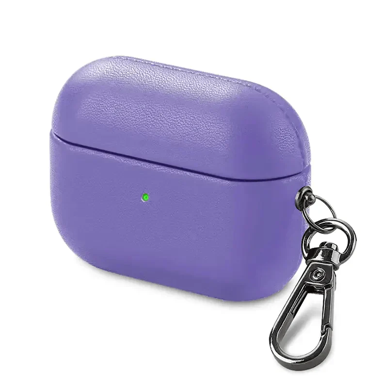 PU Leather Dual Layer Hard Cover for Airpods Pro | Pro 2 Airpods Pro | Pro 2 purple
