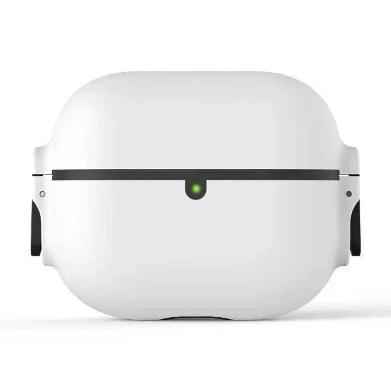 PC Silicone coated Side Lock Cover for Airpods Pro | Pro 2 Airpods Pro | Pro 2 white