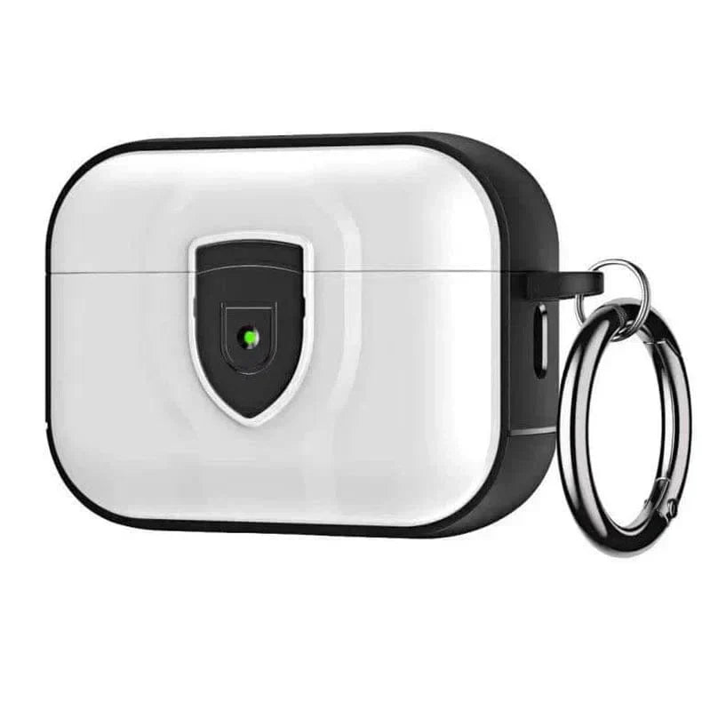 Hybrid TPU PC Lock Clip Cover for Airpods Pro | Pro 2 Airpods Pro | Pro 2 White Cases & Covers