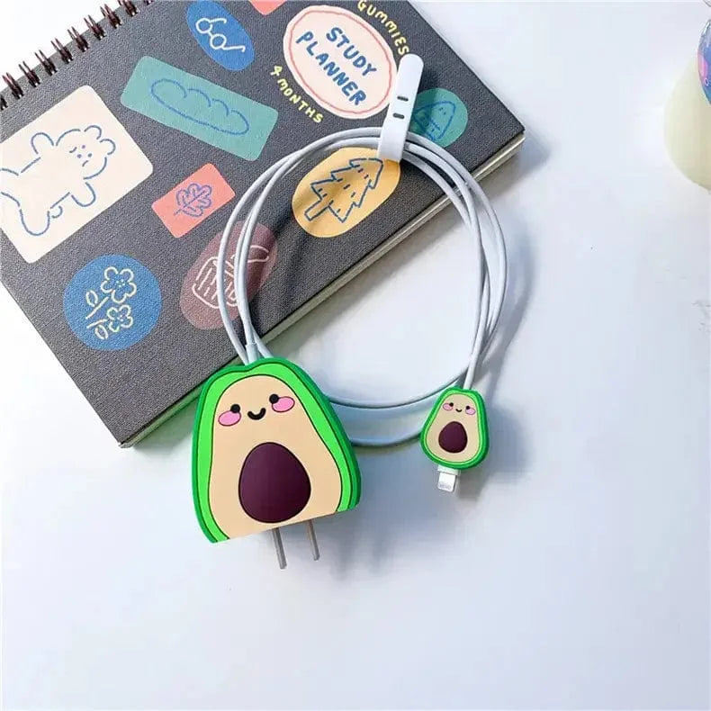 3D Silicone Cover with Spiral for Apple Adapter 18-20W