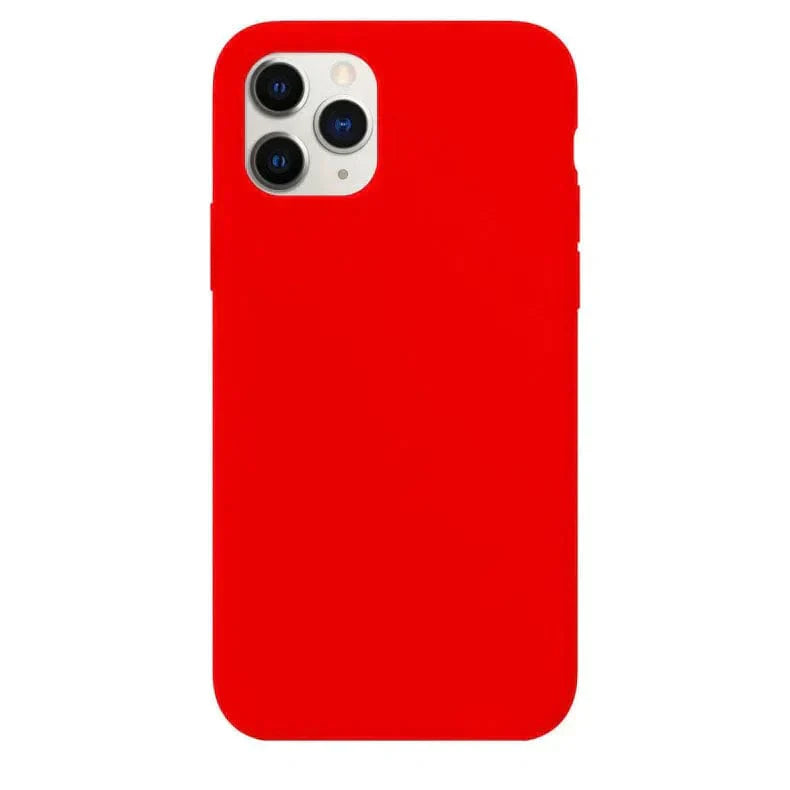 Liquid Silicone inner microfiber Case for iPhone 11 iPhone 11 red Cases & Covers