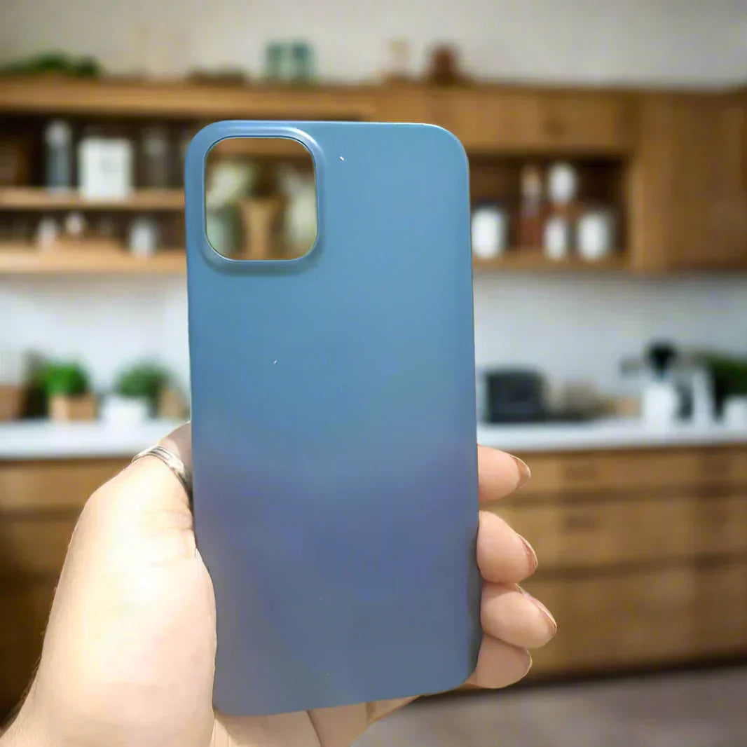 0.4mm Frosted Slim Matte Paper Case for iPhone 12 mini iPhone 12 mini blue Cases & Covers