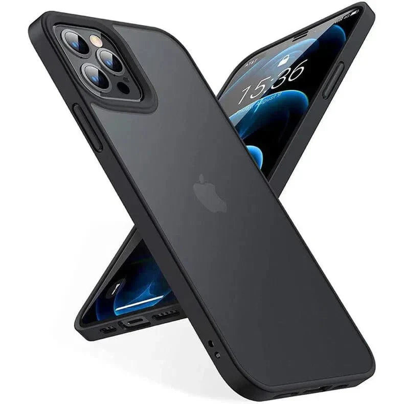 Guardian Series Matte Finish Hard Case for iPhone 12 Pro Max iPhone 12 Pro Max Black Cases & Covers