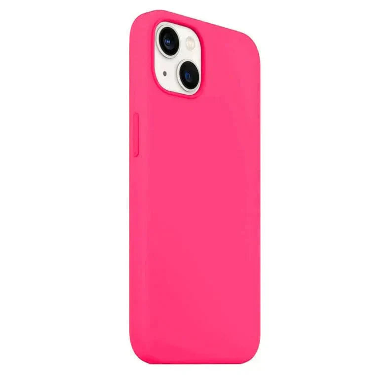 Liquid Silicone inner microfiber Case for iPhone 13 Pro Max iPhone 13 Pro Max hot-pink Cases & Covers