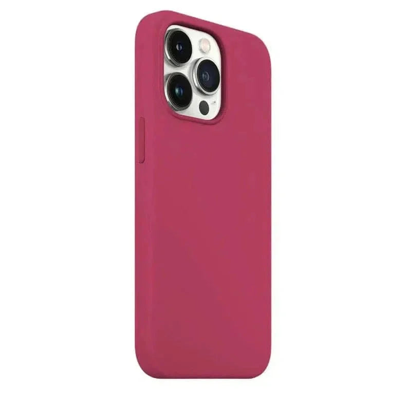 Liquid Silicone inner microfiber Case for iPhone 13 Pro