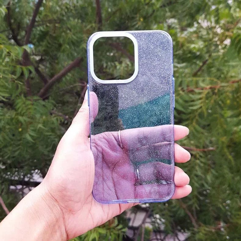 Luxury Bling Transparent Shiny Glitter Hard Case for iPhone 12 | 12 Pro Cases & Covers
