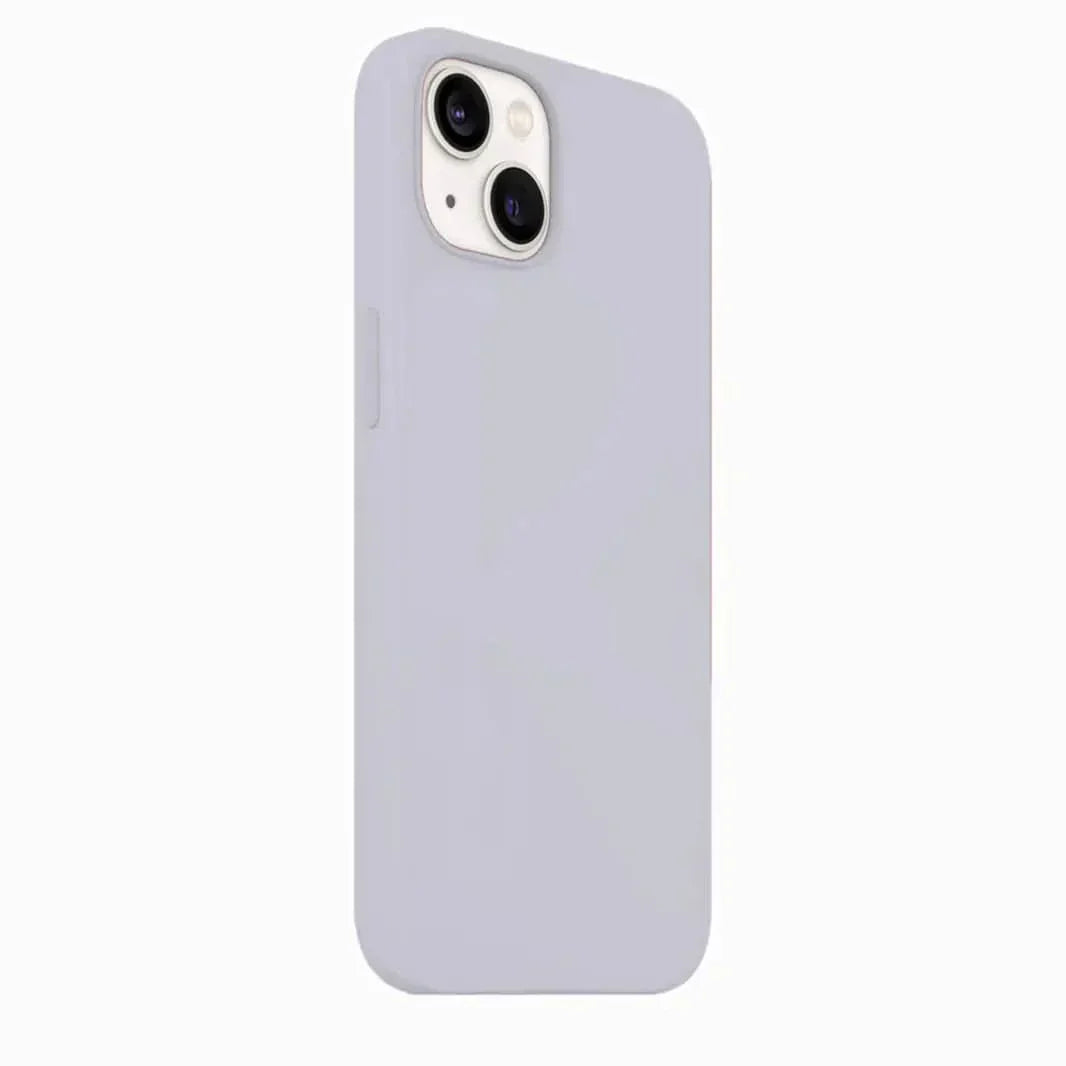 Liquid Silicone inner microfiber Case for iPhone 12 | 12 Pro iPhone 12 | 12 Pro bluish-grey Cases & Covers