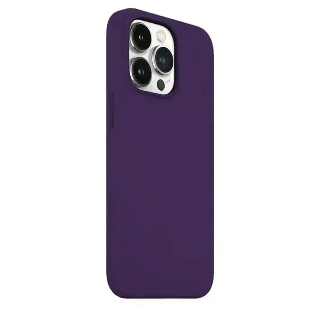 Liquid Silicone inner microfiber Case for iPhone 12 | 12 Pro iPhone 12 | 12 Pro deep-voilet Cases & Covers