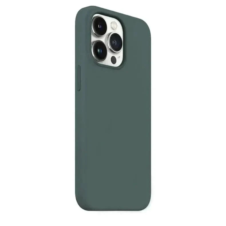 Liquid Silicone inner microfiber Case for iPhone 12 | 12 Pro iPhone 12 | 12 Pro dull-teal Cases & Covers