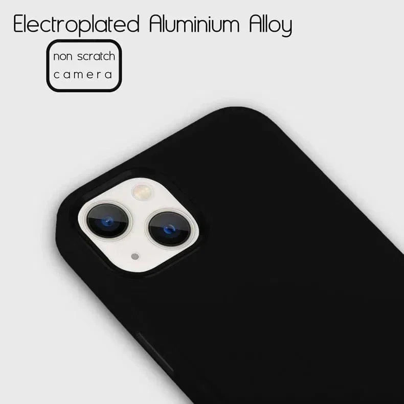 3 In 1 Metal Camera Frame Matte TPU Case for iPhone 13 mini Cases & Covers