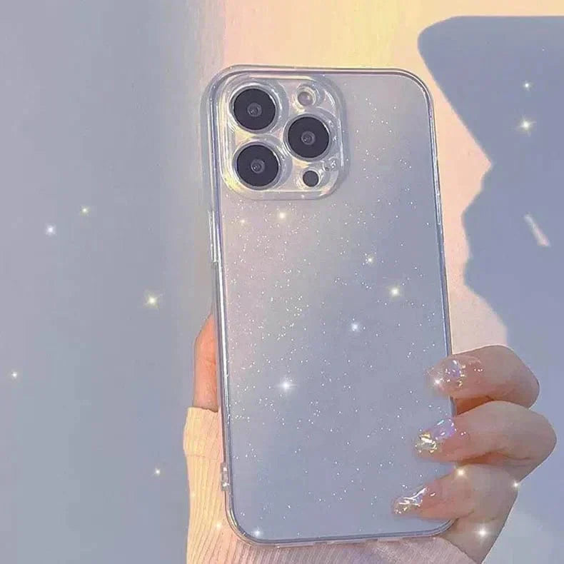 Luxury Shiny Glitter Clear Hard Case for iPhone 12 iPhone 12 transparent Cases & Covers
