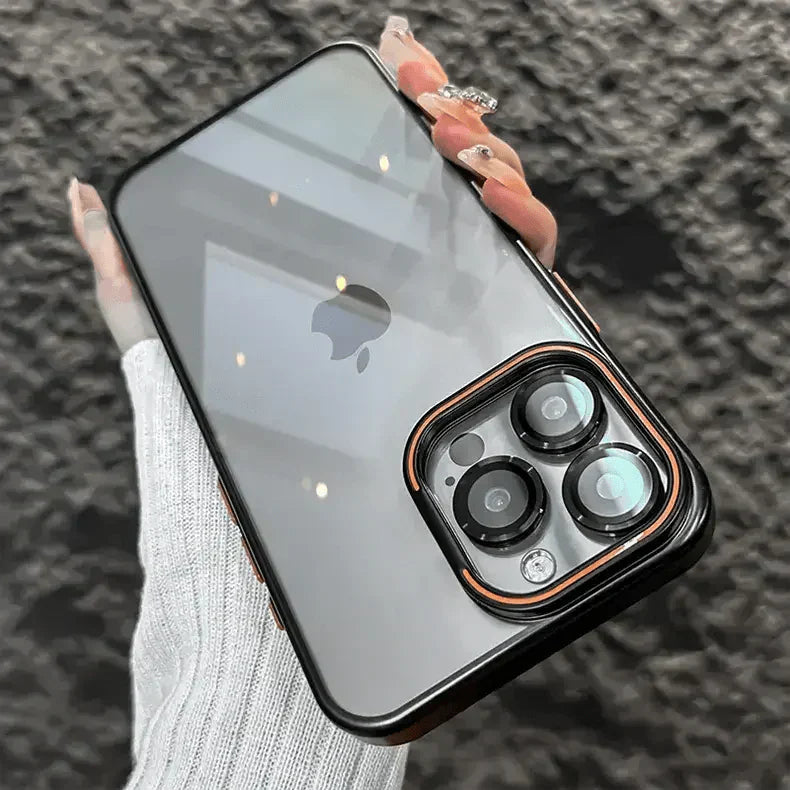 Lens Bracket Kickstand Function Hard Case for iPhone 15 Pro Max iPhone 15 Pro Max Black Cases & Covers