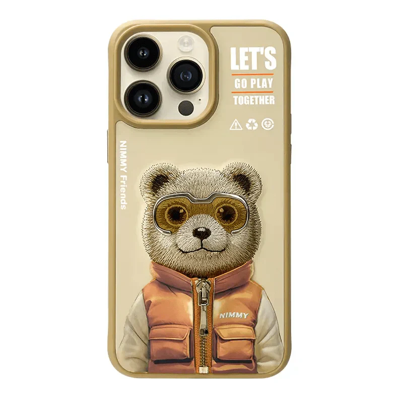 Nimmy 3D Embroided Hard Case for iPhone 16 Cases & Covers
