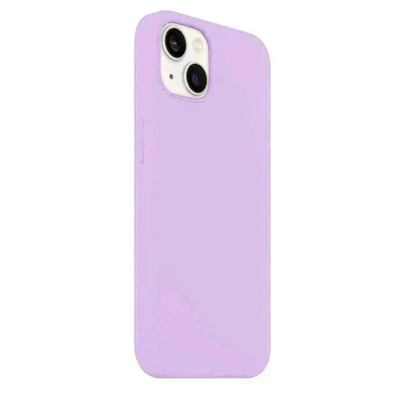 Liquid Silicone inner microfiber Case for iPhone 12 | 12 Pro iPhone 12 | 12 Pro lavender Cases & Covers