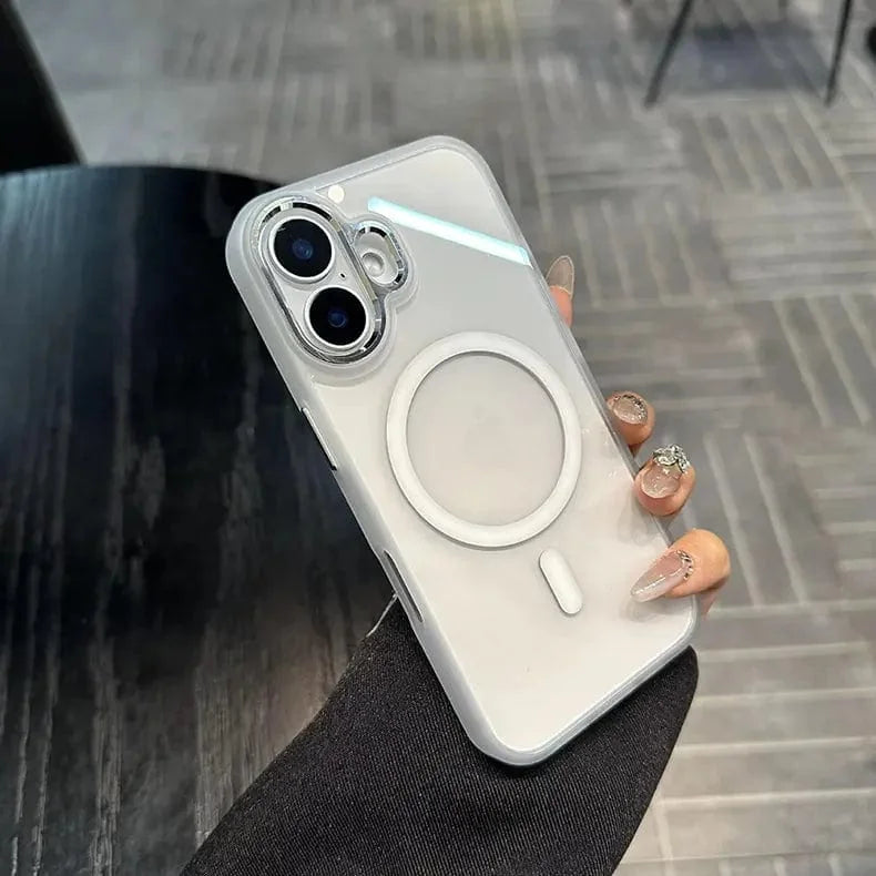 Metal Keys Magsafe Hard Back Soft Edge Case for iPhone 14 Plus