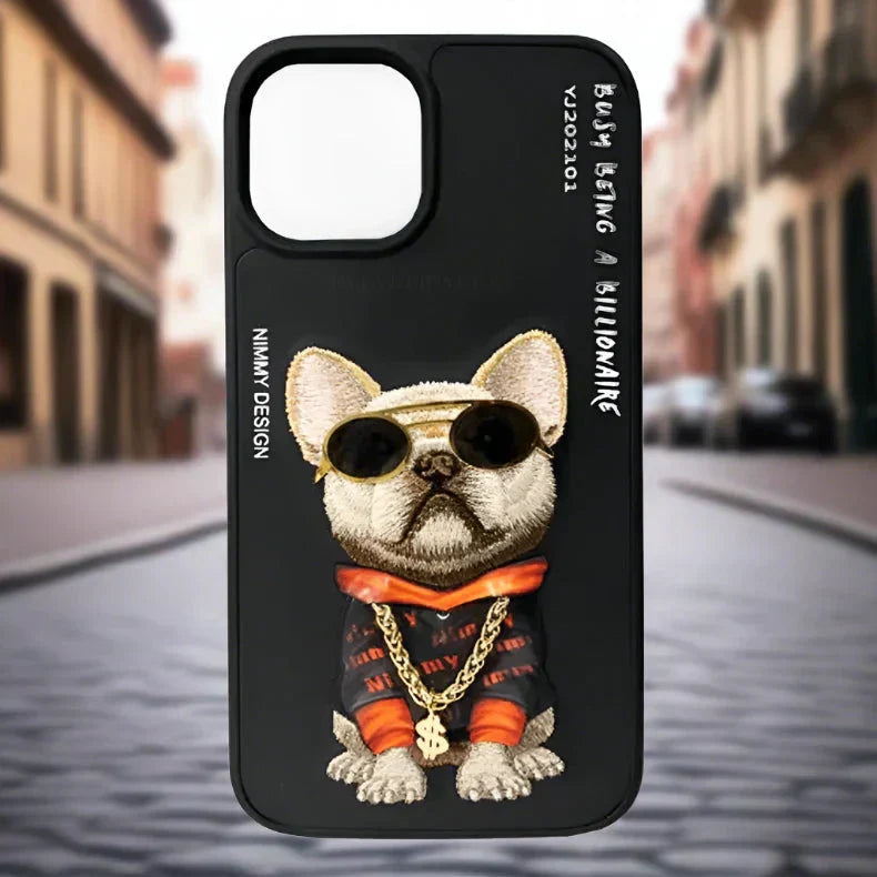 Nimmy 3D Embroided Hard Case for iPhone 16 Pro Max iPhone 16 Pro Max Cases & Covers