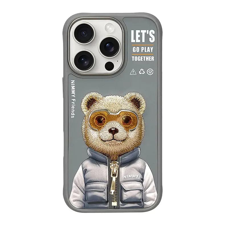 Nimmy 3D Embroided Hard Case for iPhone 16 Cases & Covers