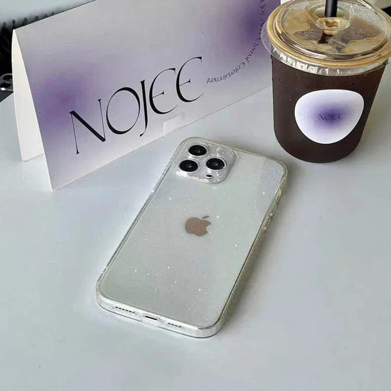 Luxury Shiny Glitter Clear Hard Case for iPhone 12 Cases & Covers
