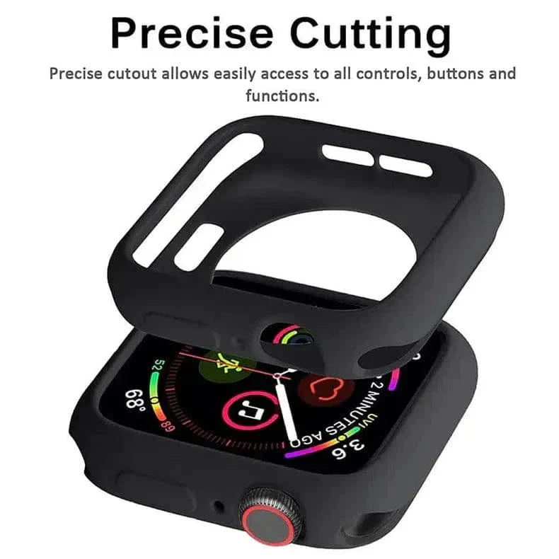 Matte Silicone Soft Slim 360 Degree Body Bumper for Apple Watch 42mm Cases & Covers