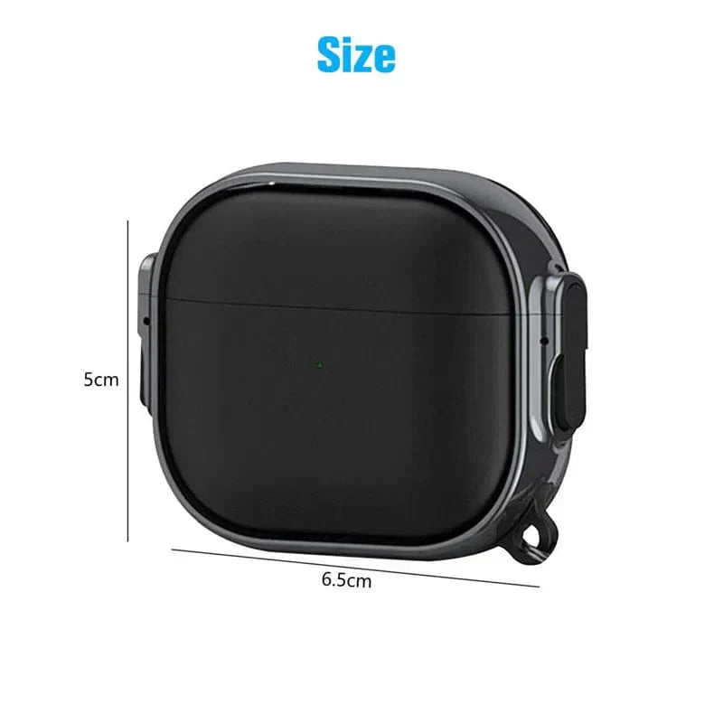 Chrome Eggshell Buffer Side Locks Cover for Airpods Pro