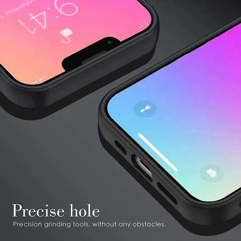 Huanmin Leather Texture Hard Case for iPhone 14 Pro Max Cases & Covers