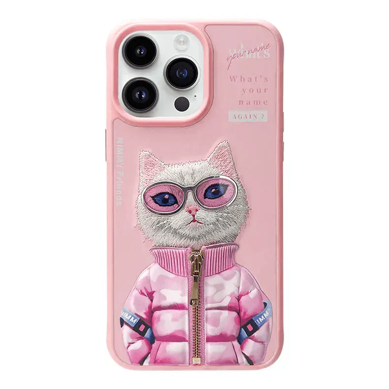 Nimmy 3D Embroided Hard Case for iPhone 16 Pro Cases & Covers