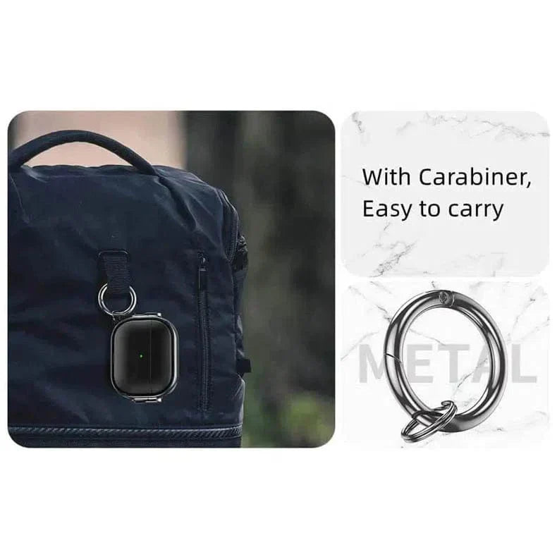 Chrome Eggshell Buffer Side Locks Cover for Airpods Pro