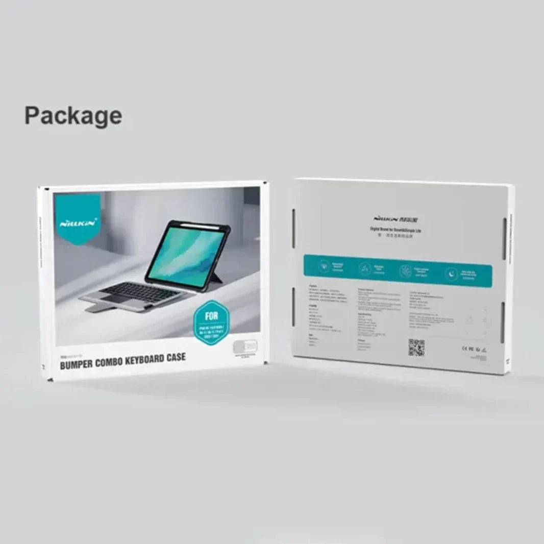 NILLKIN Bluetooth Keyboard Smart Cover for iPad Pro 2 | Pro 3 M1 | Pro 4 M2 (11-inch) Cases & Covers