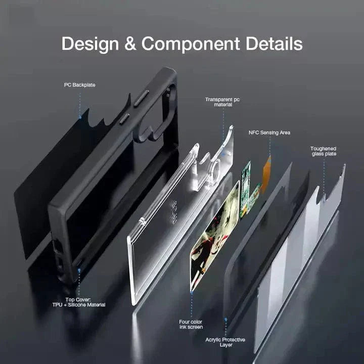 DIY E-Ink NFC Transmission PC Hard Case for iPhone 15 Cases & Covers