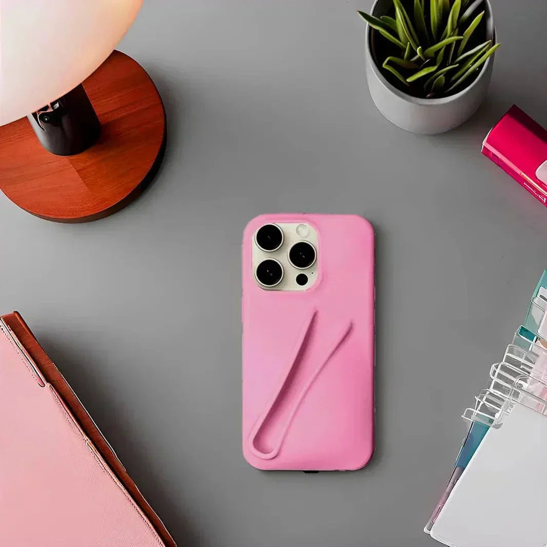 Lip Gloss Soft Silicone Shockproof Case for iPhone 16