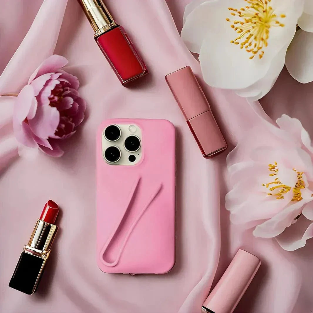 Lip Gloss Soft Silicone Shockproof Case for iPhone 16