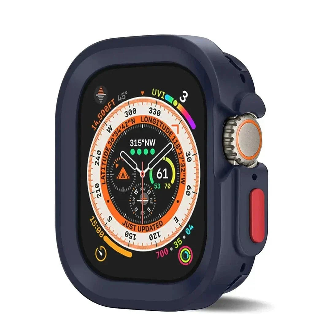 Rugged TPU Soft Cover for Apple Watch 45mm Cases & Covers
