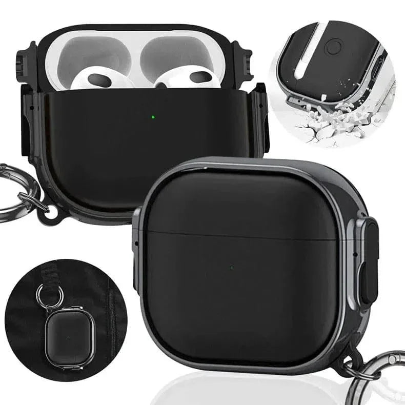 Chrome Eggshell Buffer Side Locks Cover for Airpods Pro | Pro 2