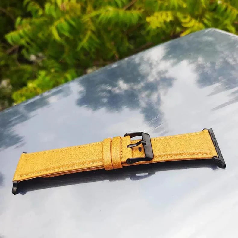 Classic Leather Texture Watch Band for Apple Watch