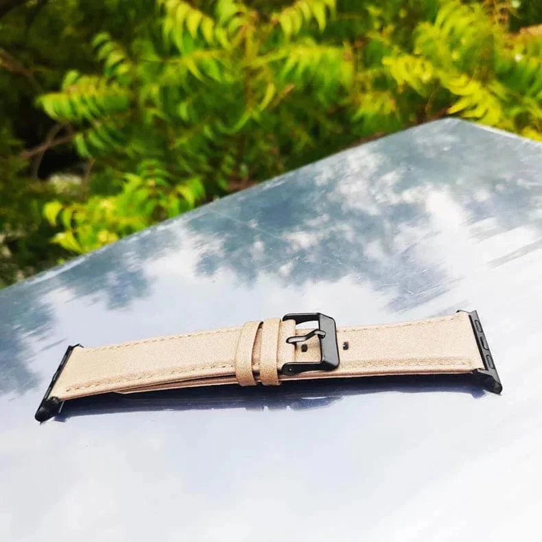 Classic Leather Texture Watch Band for Apple Watch