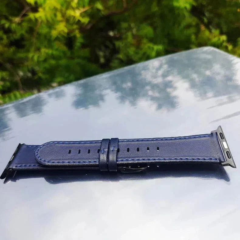 Classic Leather Texture Watch Band for Apple Watch