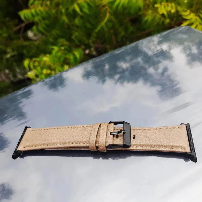 Classic Leather Texture Watch Band for Apple Watch